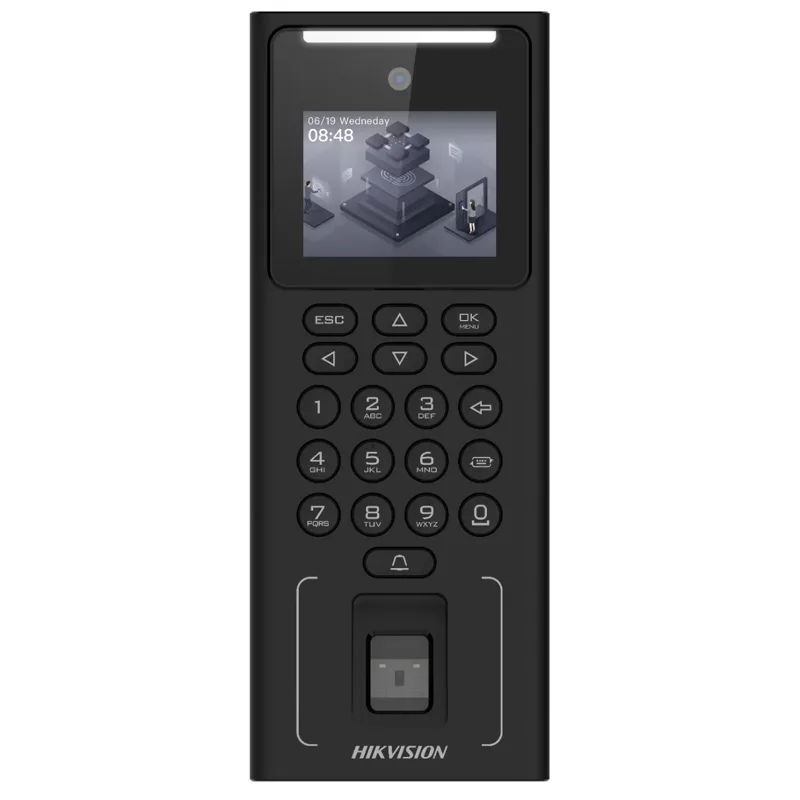 Control de acceso — Huella, rostro, tarjeta y PIN